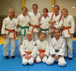 Mädchenteam-Schwerin vor dem Wettkampf